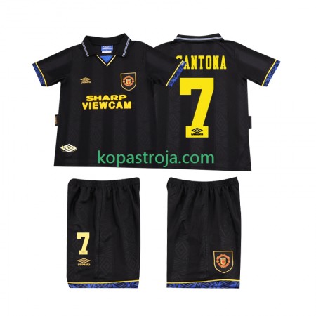 Billiga Fotbollströjor Manchester United CONTONA 7 1993 Retro Barn Borta tröja 1994 Kortärmad